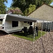 Gris foncé pailleté motif COTON