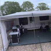 Gris foncé pailleté motif BAROQUE