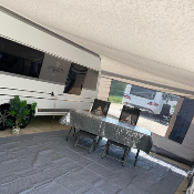 Gris foncé pailleté motif BAROQUE