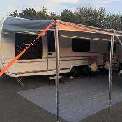 Gris foncé pailleté motif BAROQUE