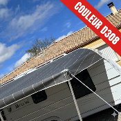 Auvent en toile dralon