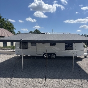 Auvent en toile dralon